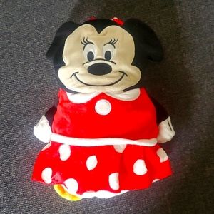 Minnie mouse converting hoody to stuffy size 3 years